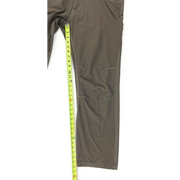 Kuhl Mens 36x30 Nylon Stretch Performance Pants Hiking Outdoor Workwear Brown - Picture 9 of 10